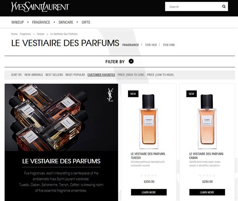 yves saint laurent french website